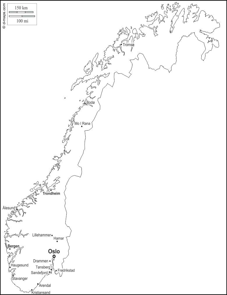 boş kart Norveç