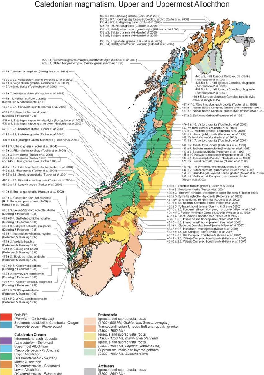 Kart geoloji Norveç