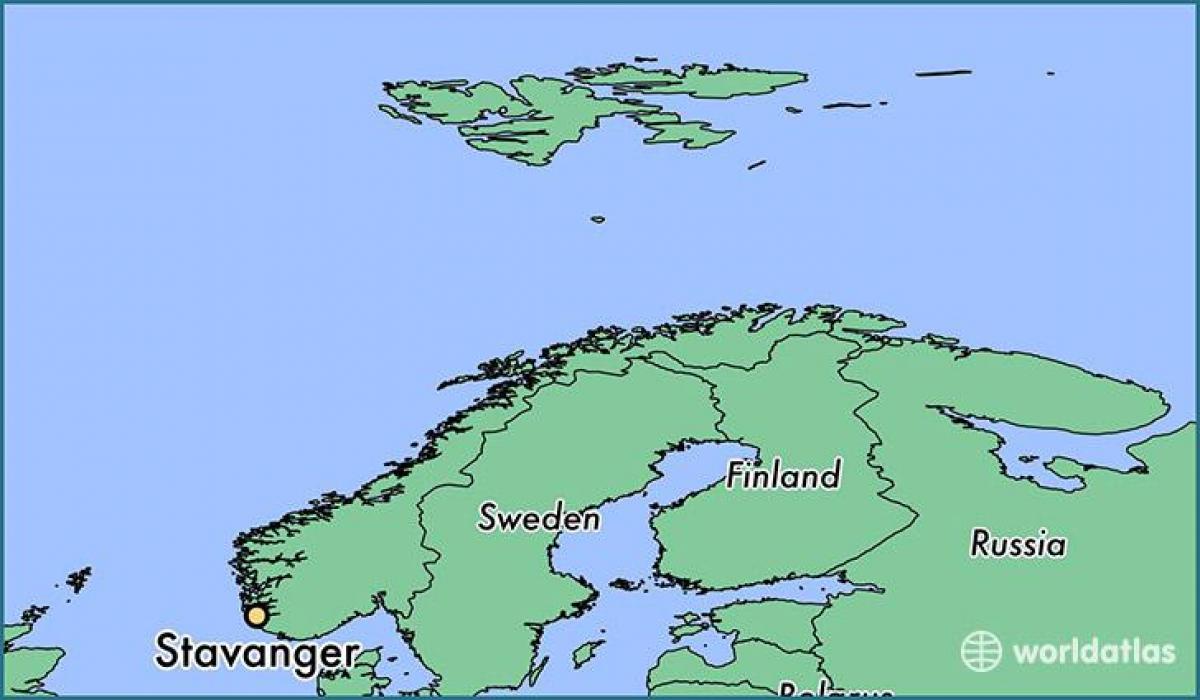 kart stavanger Norveç