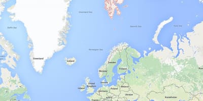 Шпицберген Norveç xəritə