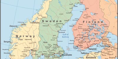 Ölkəmizin xəritəsi Norveç 