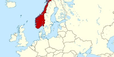 Kart Norveç və Avropa